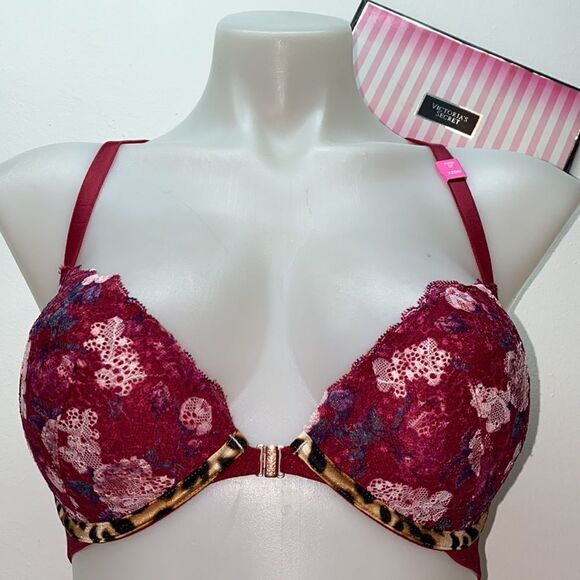 🔥VICTORIA SECRET Pink push-UP 32DD New - Picture 1 of 7